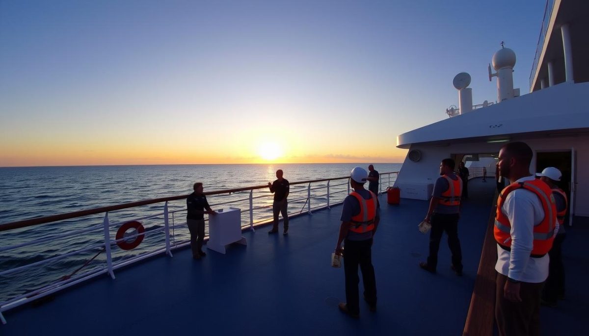 Sicherheit an Bord von Kreuzfahrtschiffen